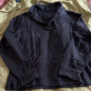 Polo by Ralph Lauren Dark Gray Quarter-Zip Pullover